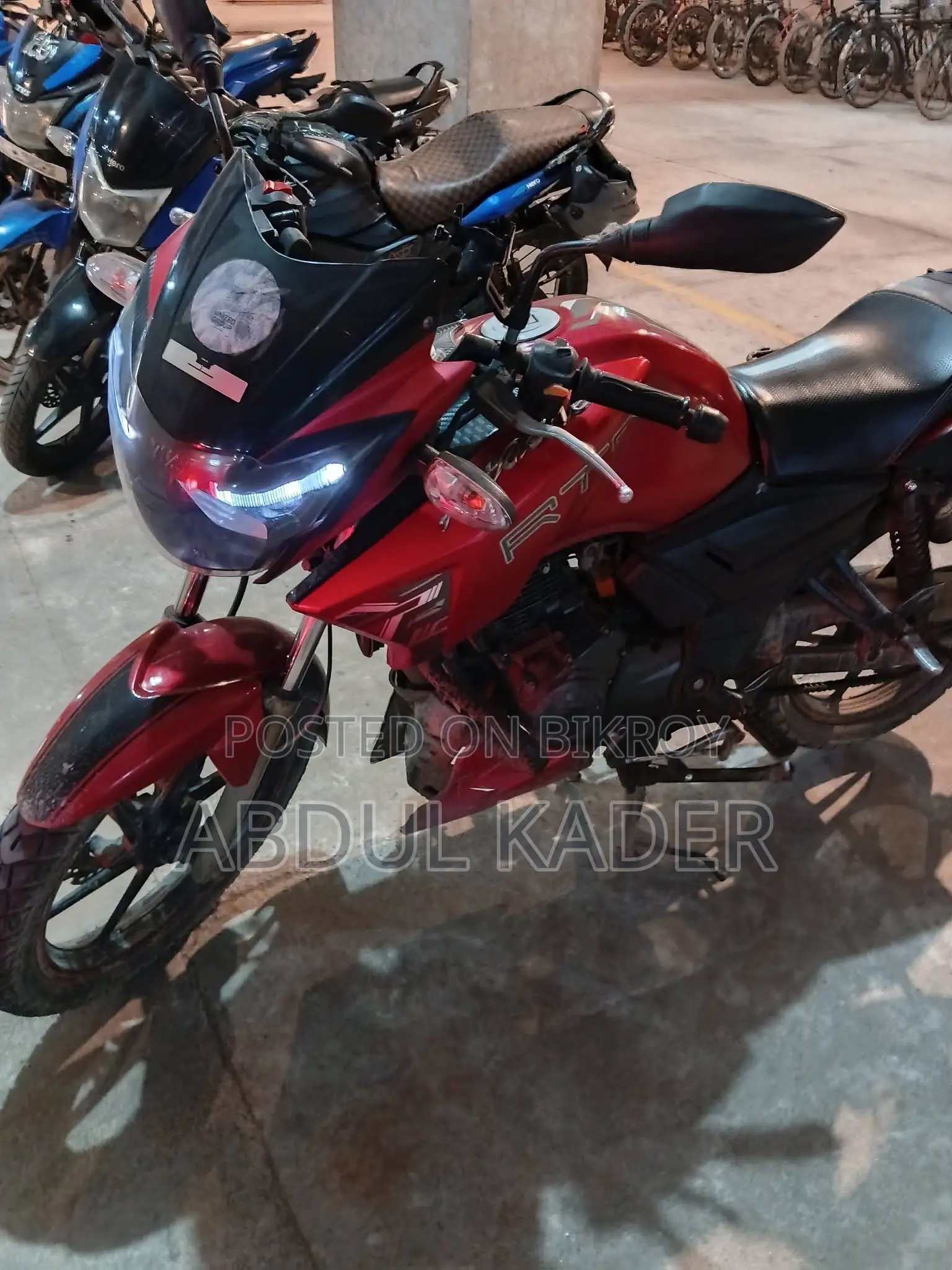 TVS Apache RTR 160 2V 2018 Red