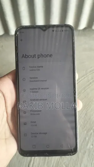 Realme C33 32 GB Black