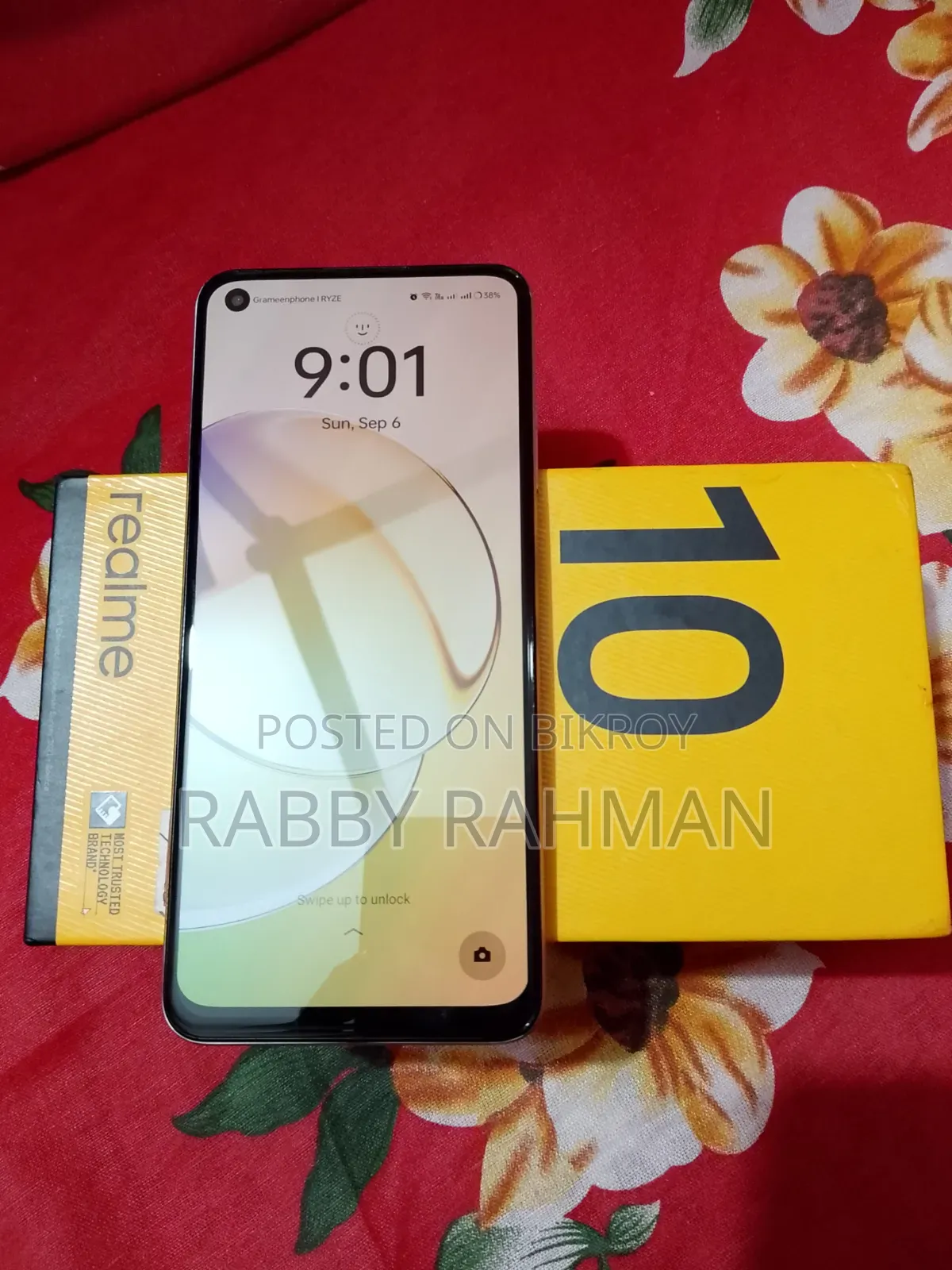 New Realme 10 128 GB Gold