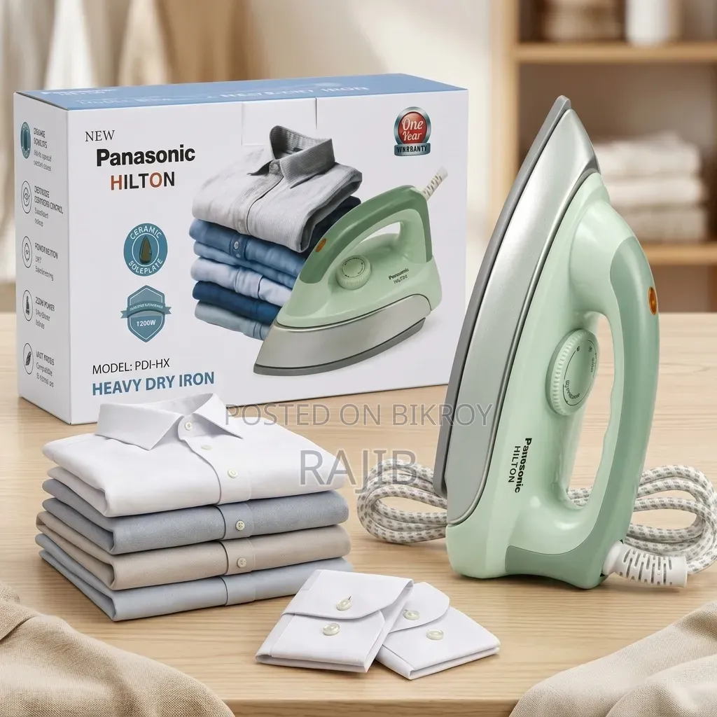 Panasonic Hilton Heavy Weight Dry Iron 1200w - Model PDI-1X