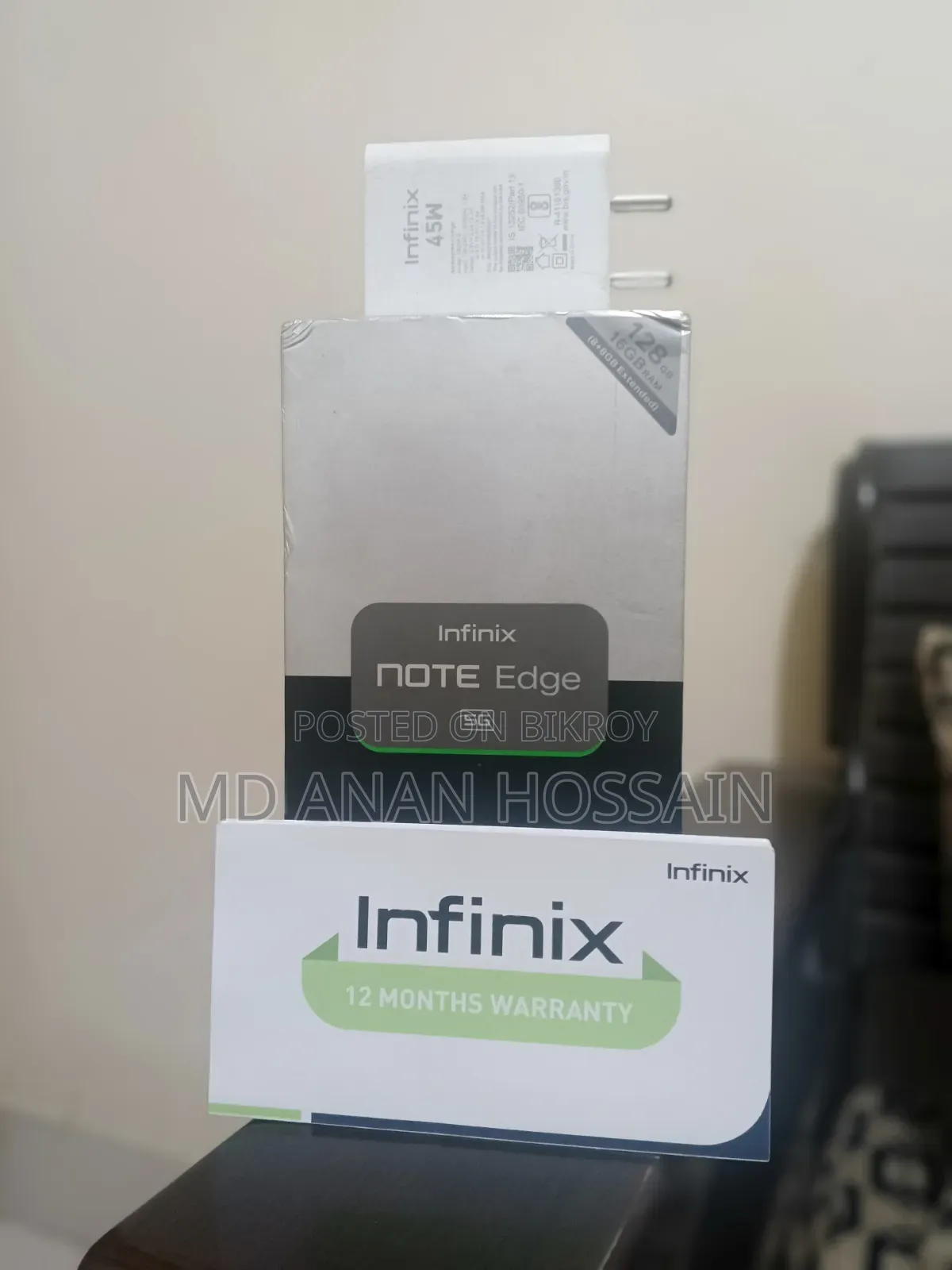 Infinix Note Edge 128 GB Silver