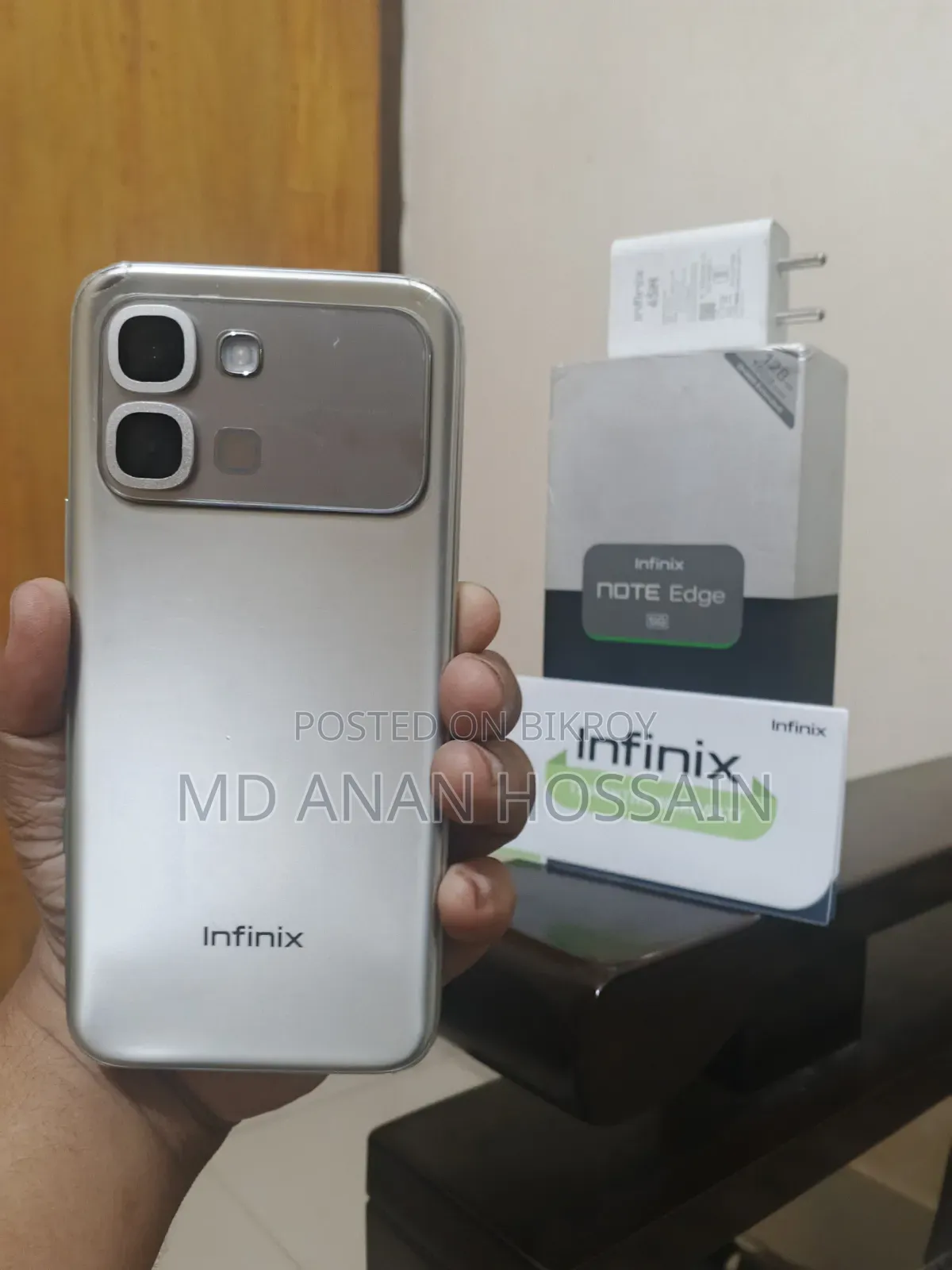 Infinix Note Edge 128 GB Silver