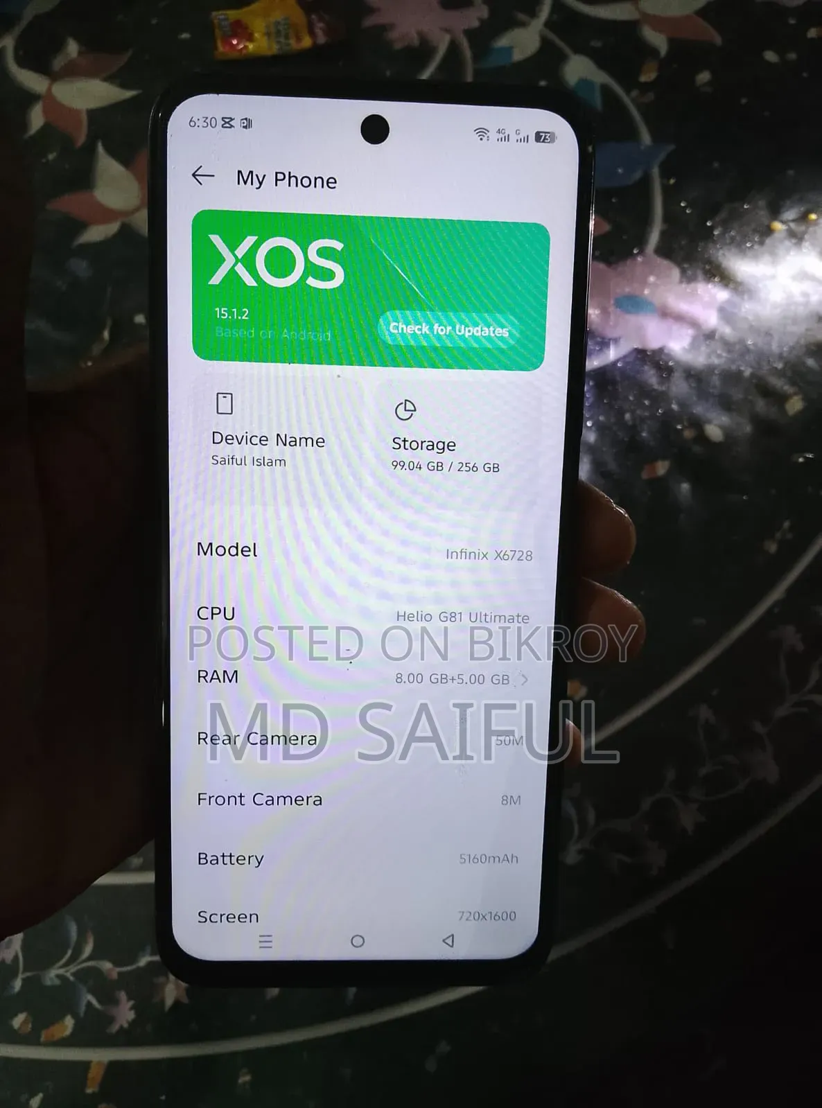 Infinix Hot 60 Pro 256 GB Black