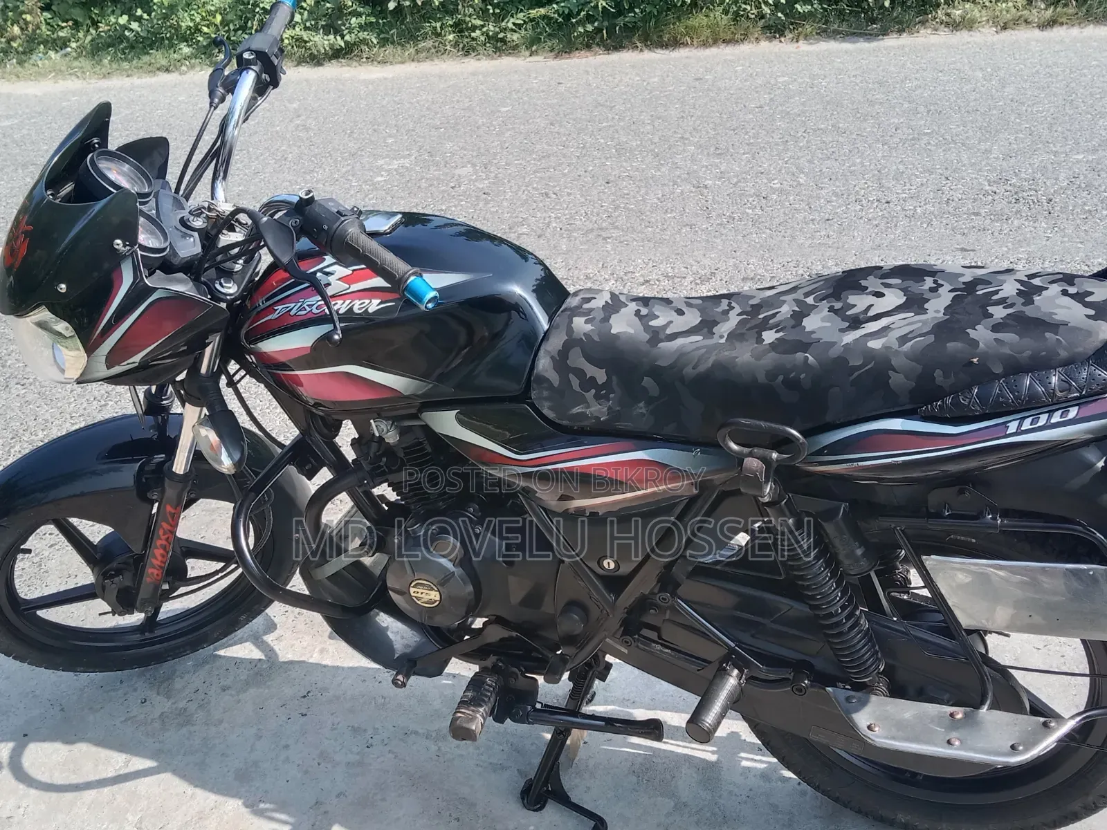 Bajaj Discover 100 2016 Black