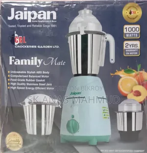 Jaipan Family Mate 1000W Mixer Grinder – Mixer Grinder for Sale