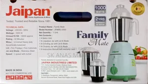 Jaipan Family Mate 1000W Mixer Grinder – Mixer Grinder for Sale