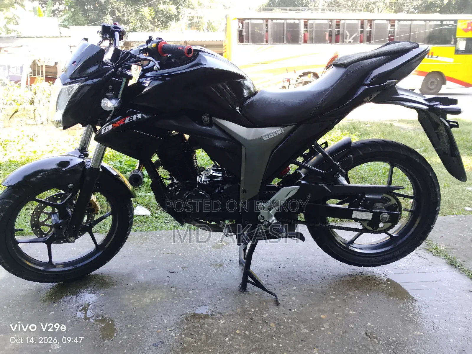 New Suzuki Gixxer 2024 Black