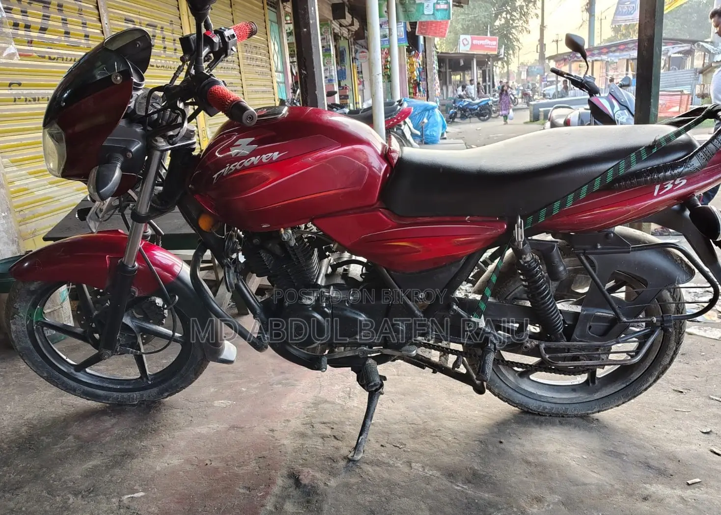 বাজাজ ডিসকভার ১৩৫ ২০০৮ লাল
