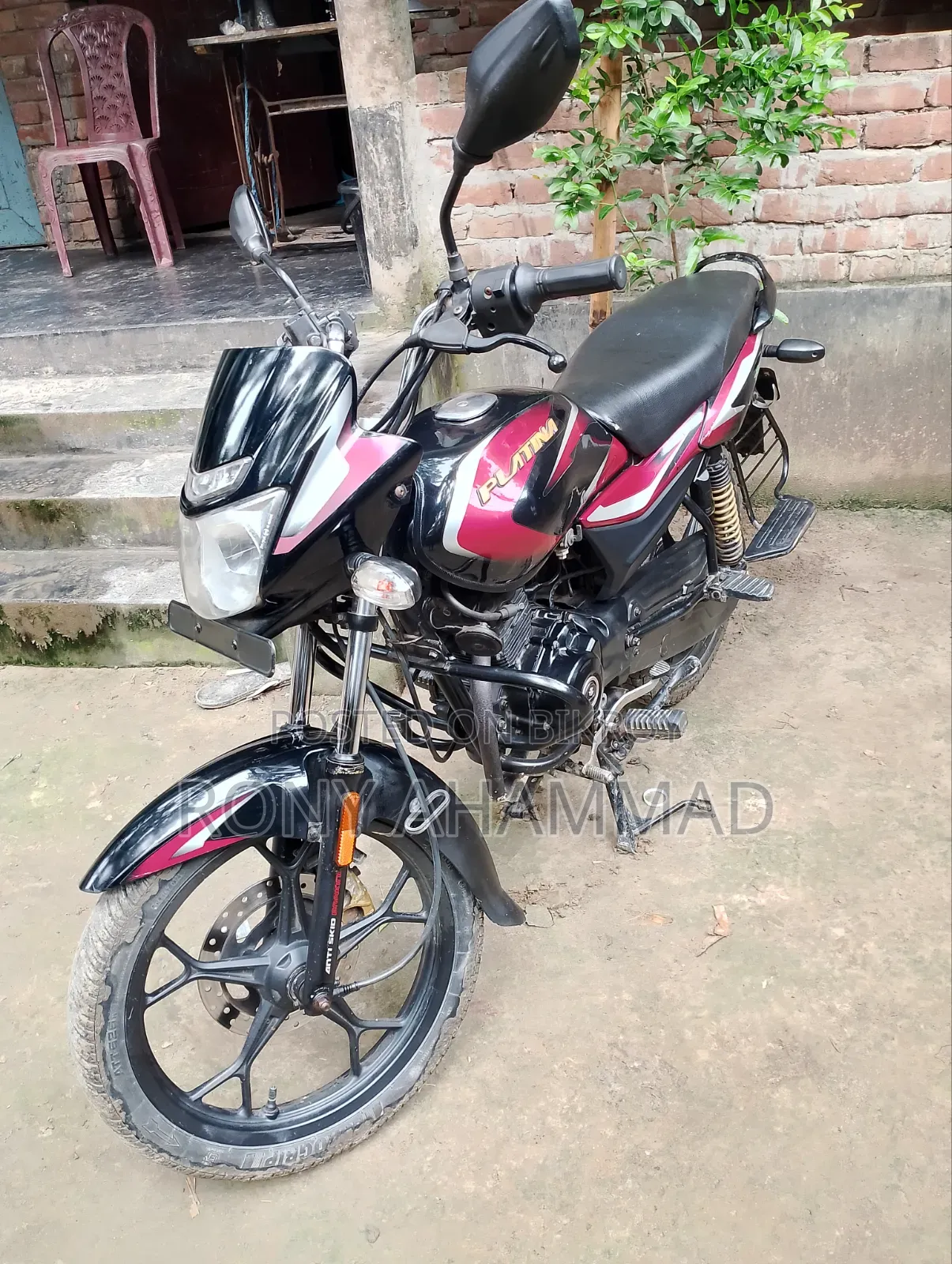 বাজাজ প্লাটিনা ১১০ ২০২১ কালো