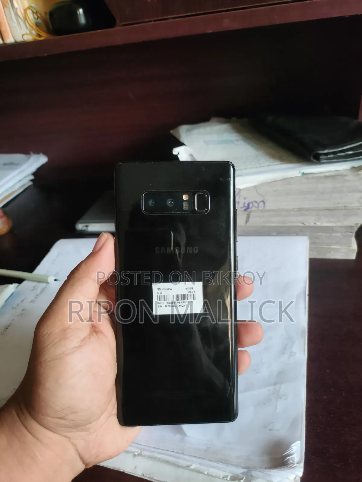 New Samsung Galaxy Note 8 64 GB Black