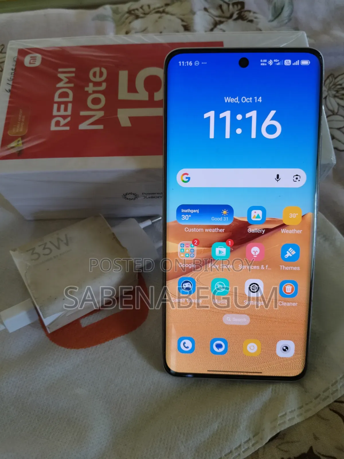 New Xiaomi Redmi Note 15 128 GB Green