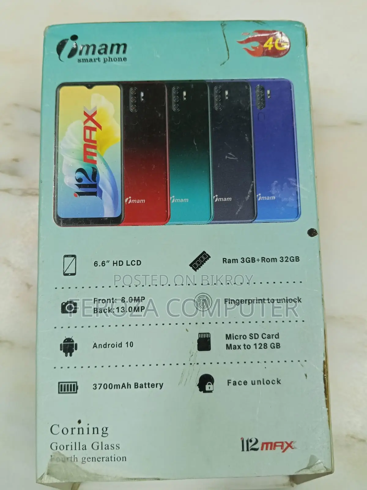 New Imam i12 Max 32 GB Black