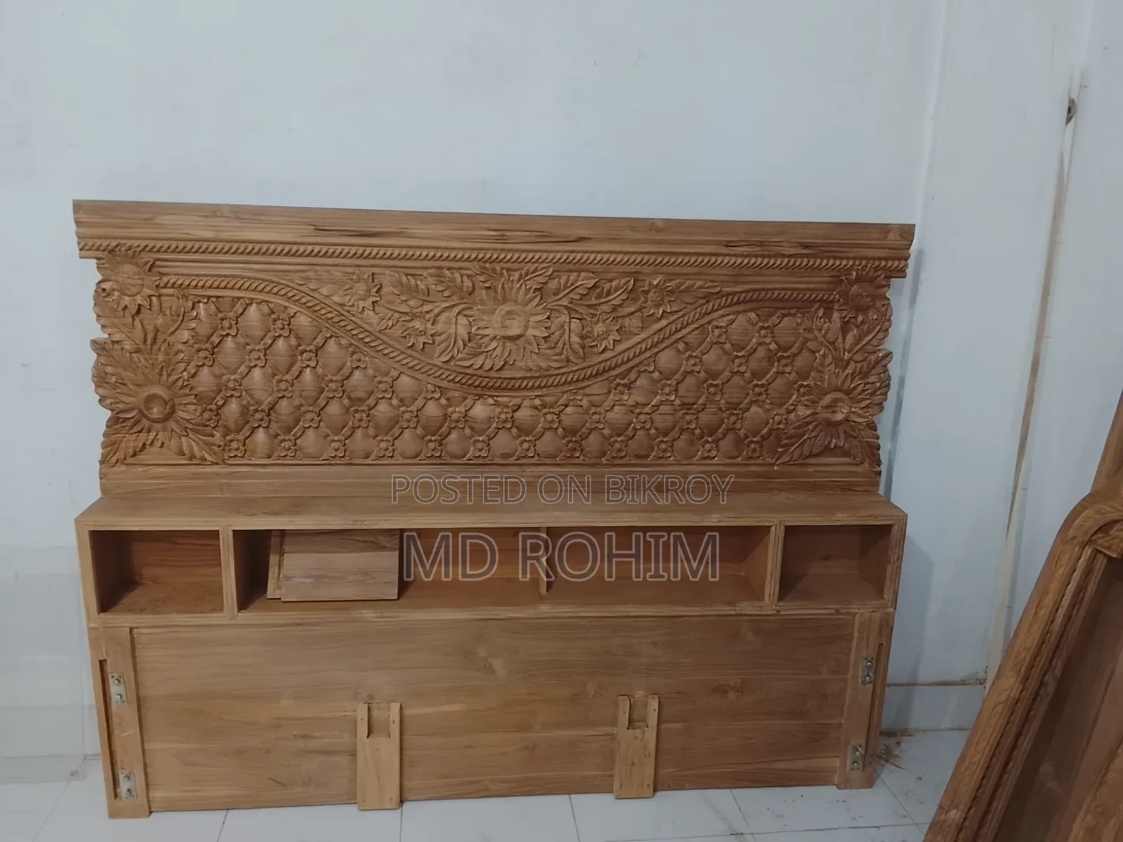 Teak Wood Box Bed