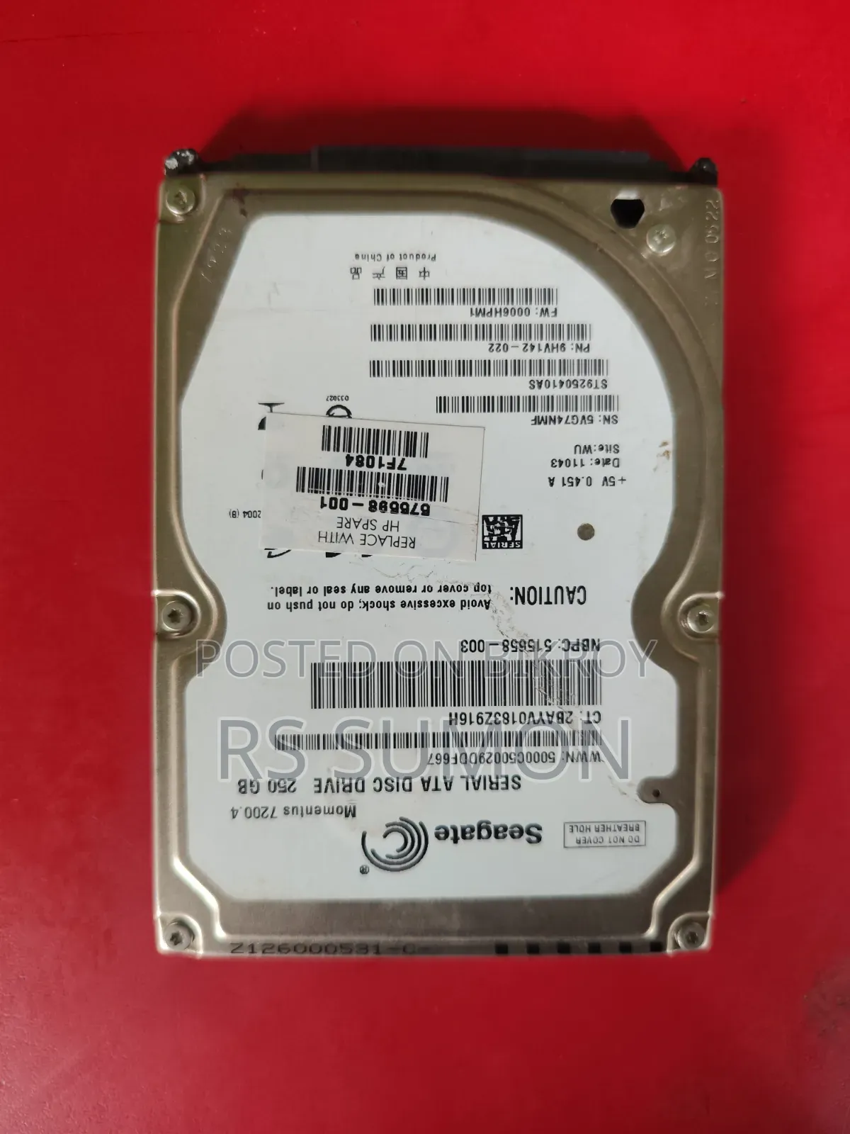 250 GB Hard Disk Drives