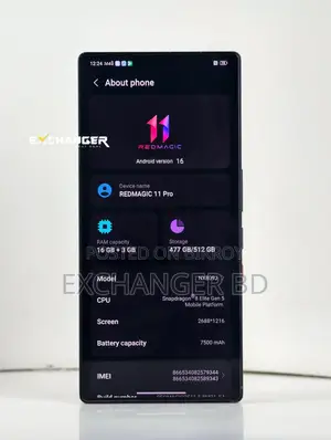 ZTE Nubia RedMagic 11 Pro 512 GB Black