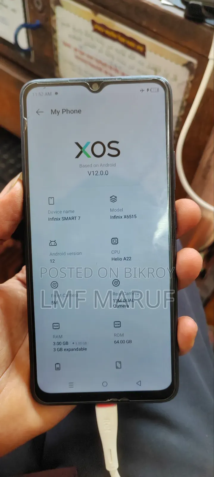 Infinix Smart 7 64 GB Black