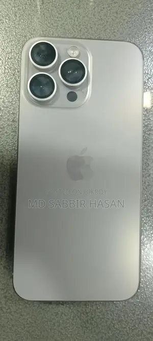অ্যাপল আইফোন ১৫ প্রো ম্যাক্স ২৫৬ জিবি হোয়াইট