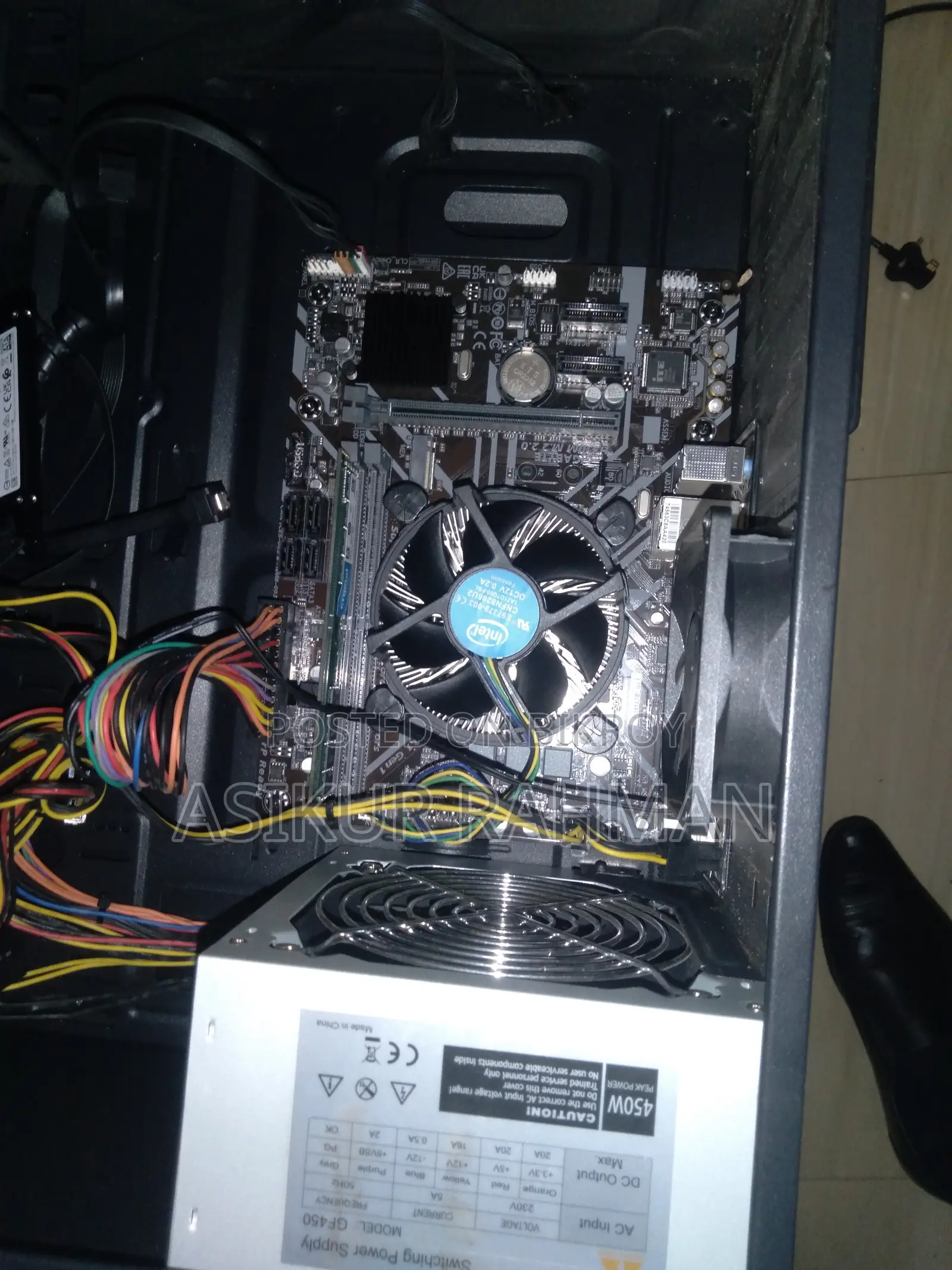 Gigabyte H310 M.2 V.2 Board + Core I5 8th Gen + Crucial 16 GB DDR4 Ram