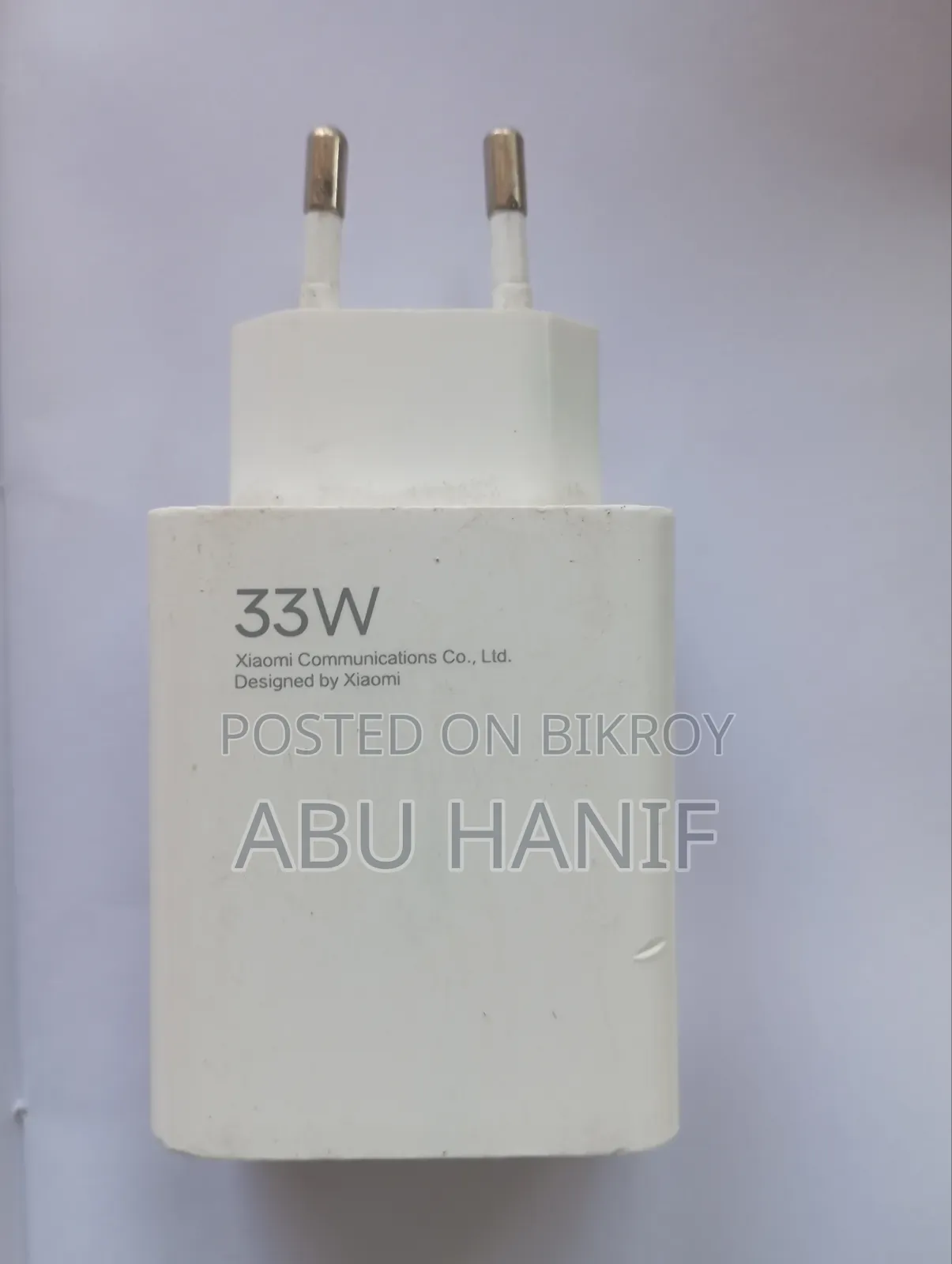 Xiaomi 33W Fast Charger (Cable Type-C)