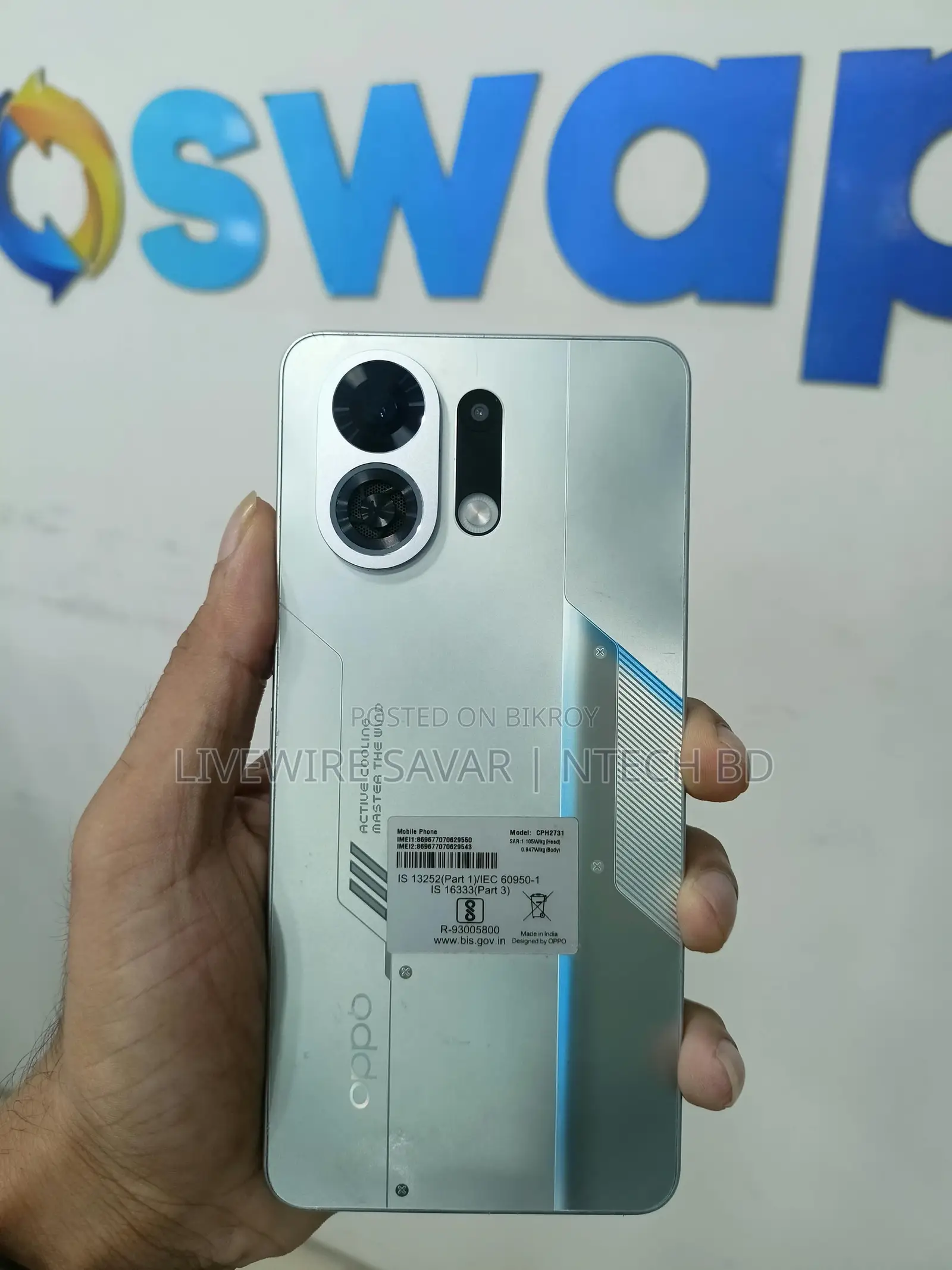 Oppo 256 GB Silver