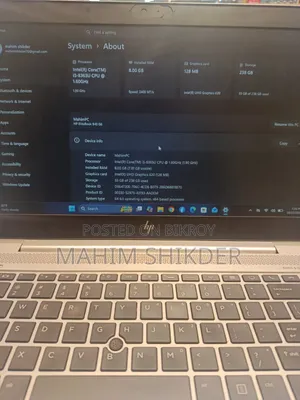 Laptop HP EliteBook 840 G6 8GB Intel Core i5 SSD 256GB