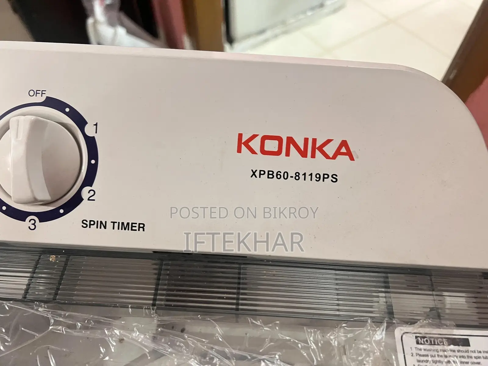 Brand New Konka Washing Machine