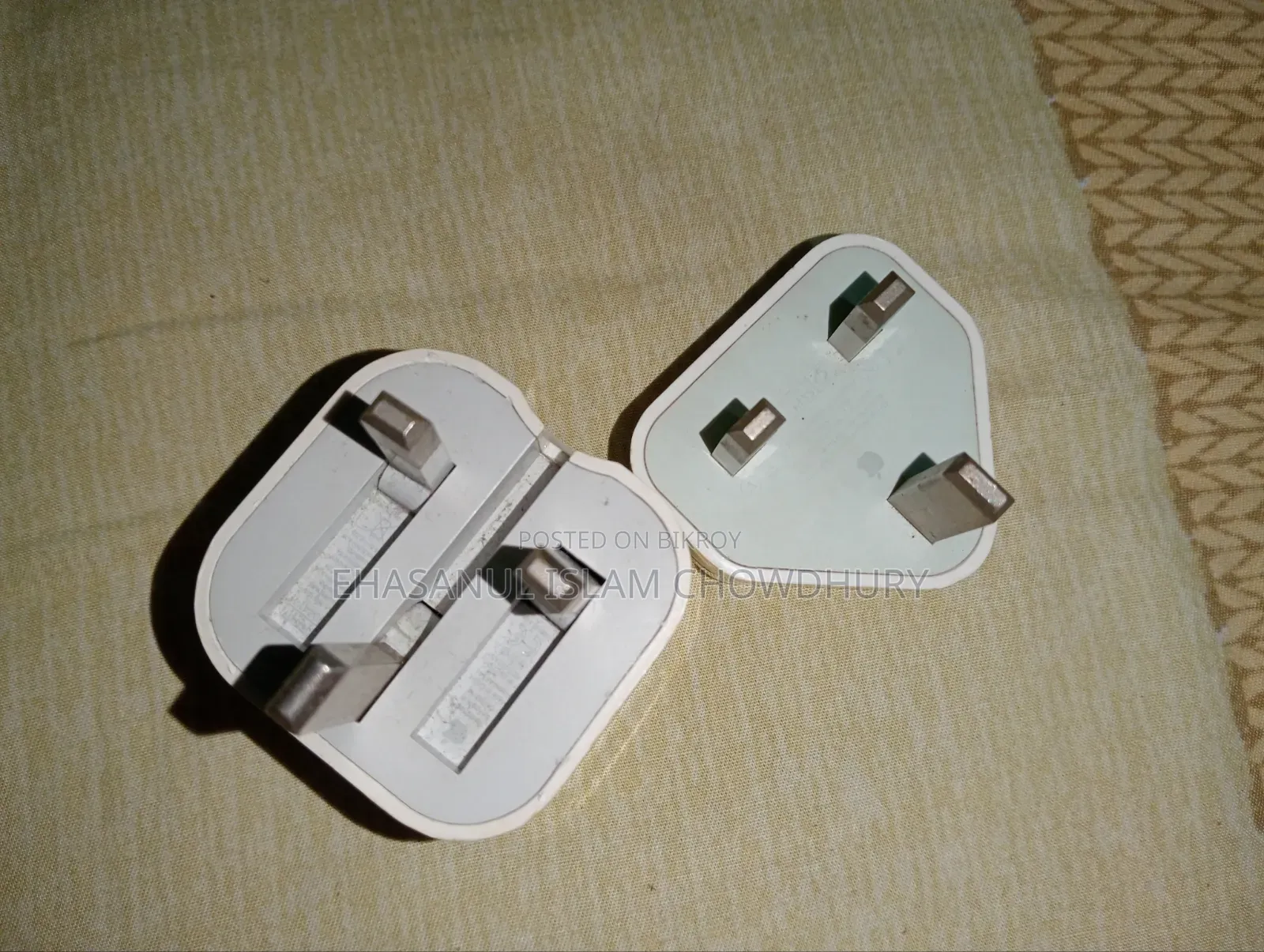 2 Original Apple Charger Adapters for Sale