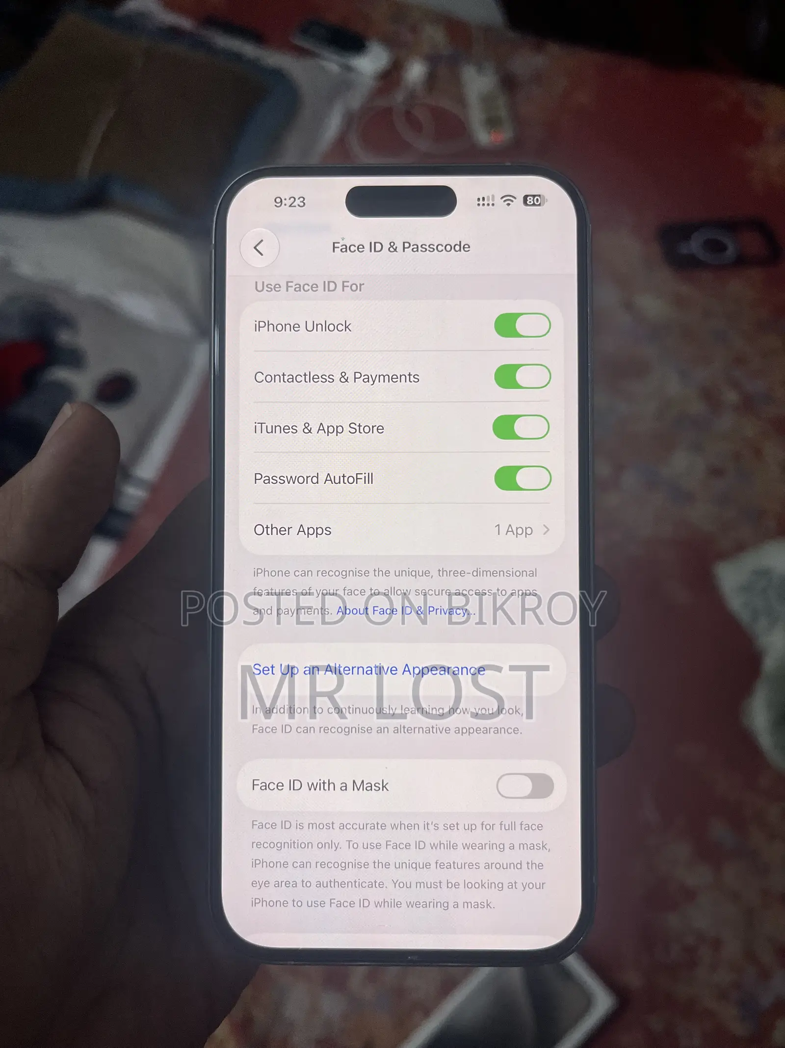 অ্যাপল আইফোন ১৫ প্রো ২৫৬ জিবি