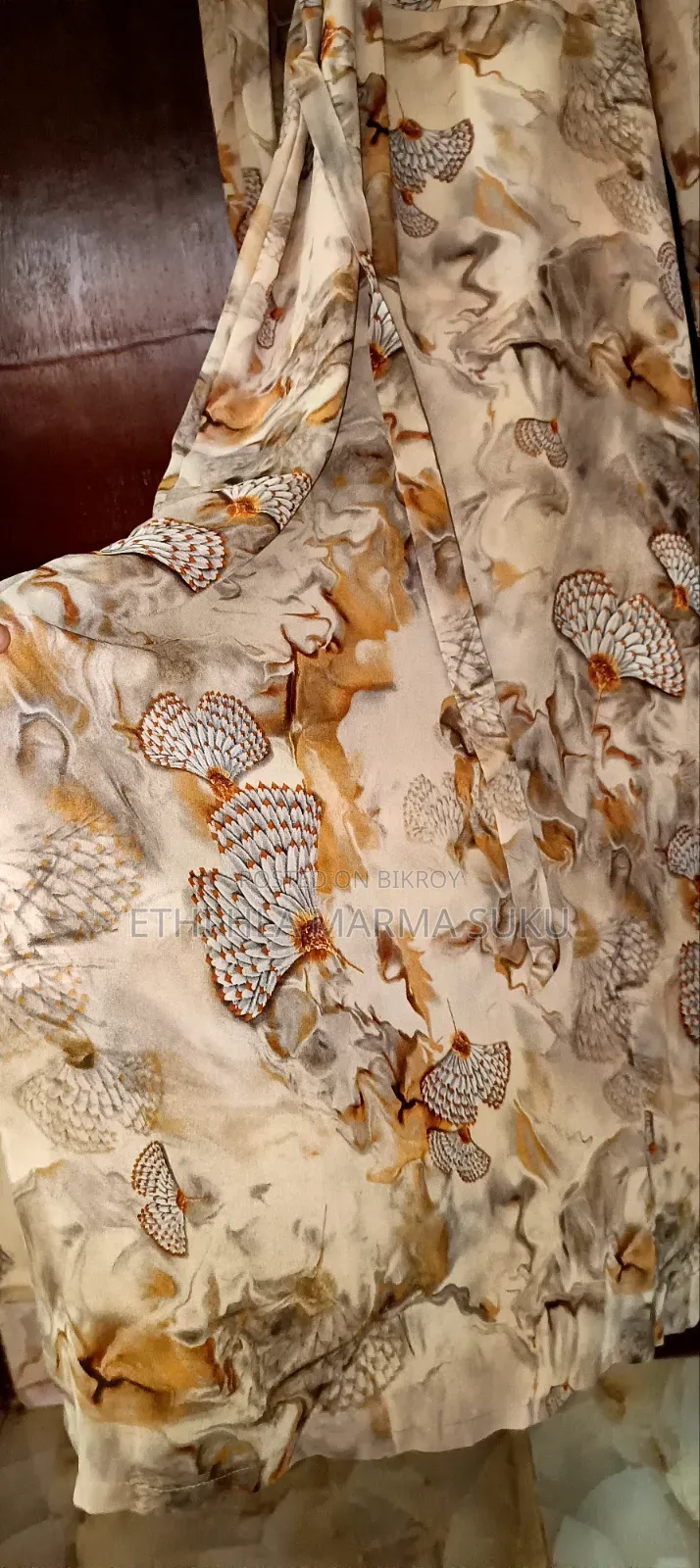 Premium Floral Georgette Party Gown (Size 36)