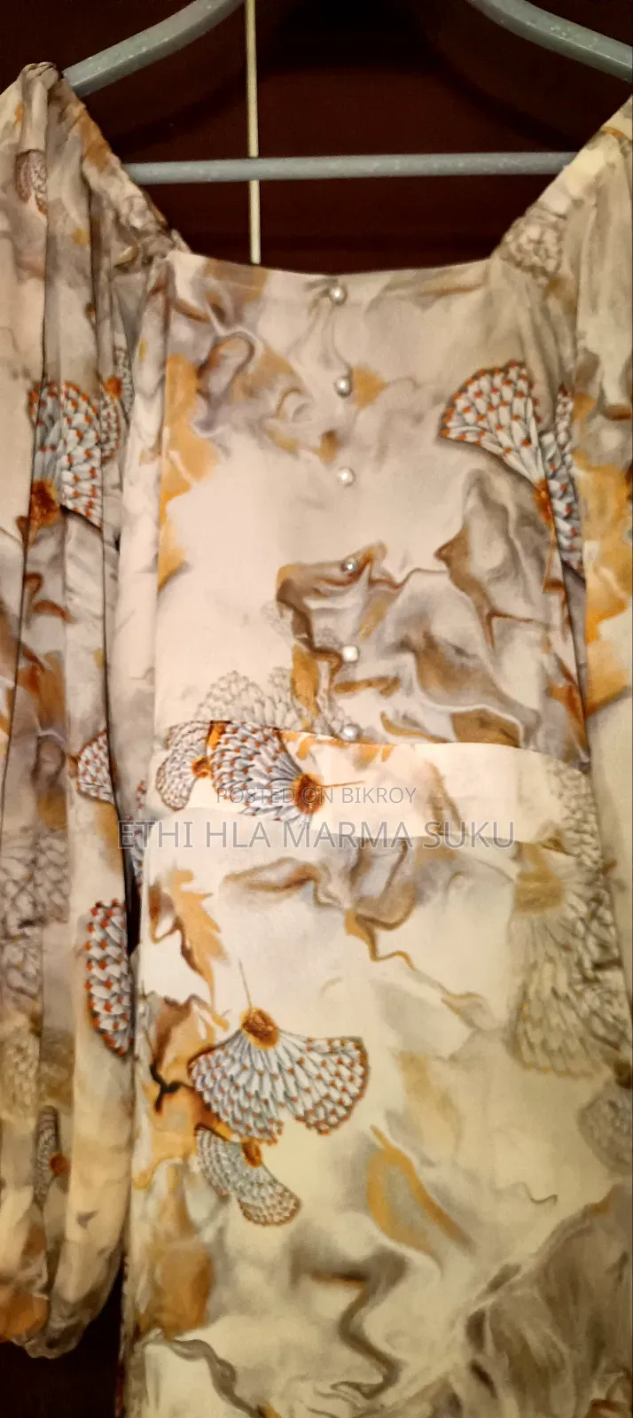 Premium Floral Georgette Party Gown (Size 36)