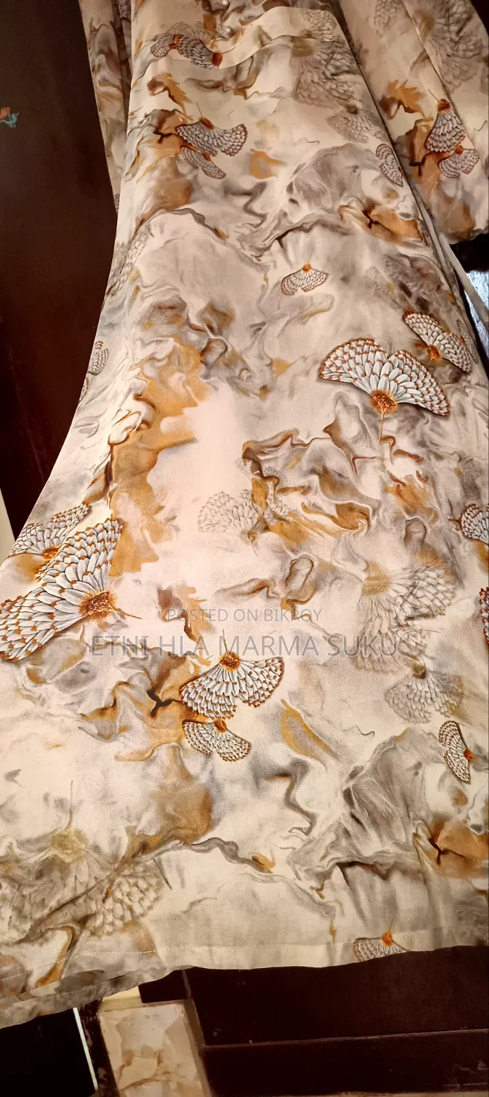 Premium Floral Georgette Party Gown (Size 36)