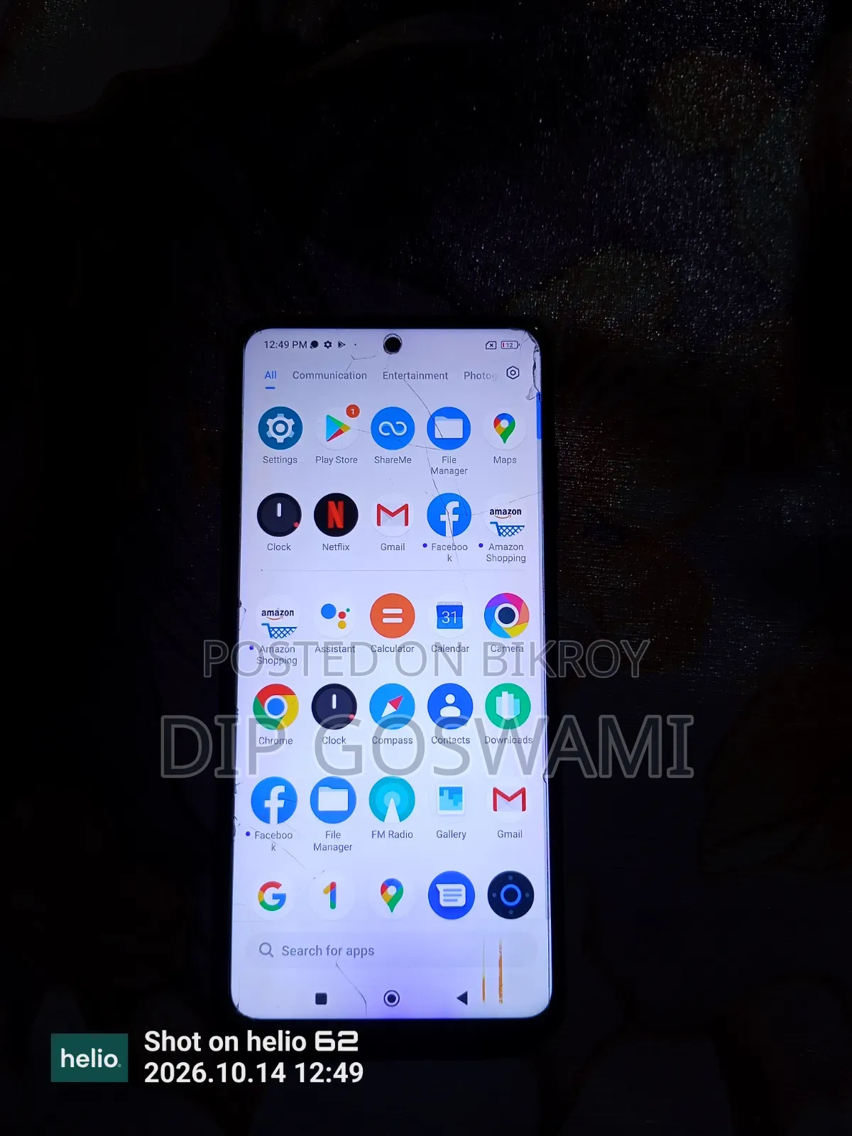 Xiaomi Poco X3 128 GB Blue