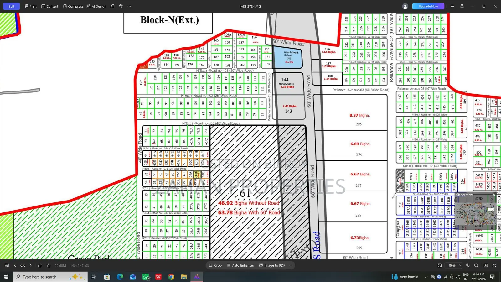 Bashundhara N Extension Block 60 Ft Road 20 Katha Plot Sell.