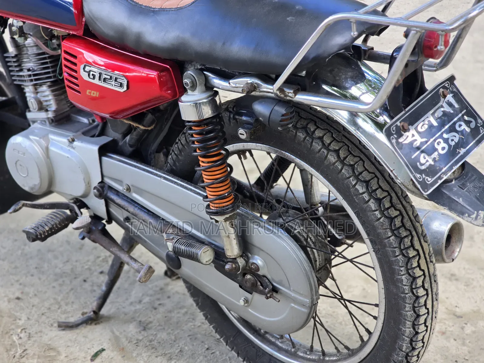Honda CG110 1985 Red