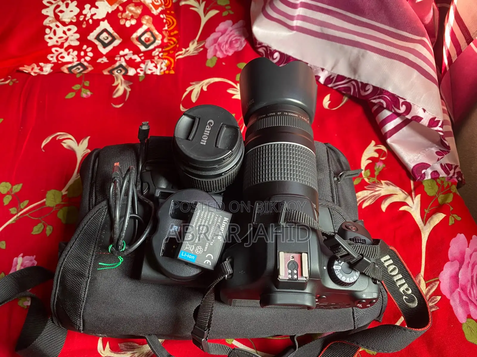 Canon 3000D DSLR Camera Full Setup