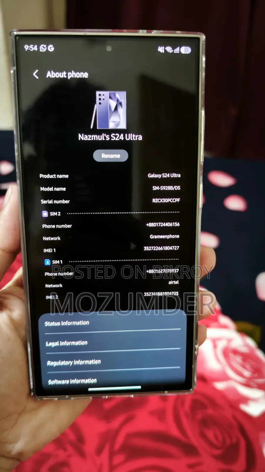 Samsung Galaxy S24 Ultra 256 GB Gray
