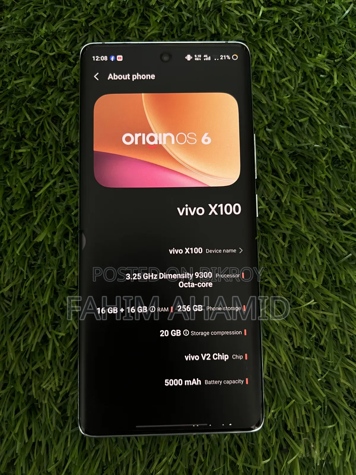 Vivo X100 256 GB Blue