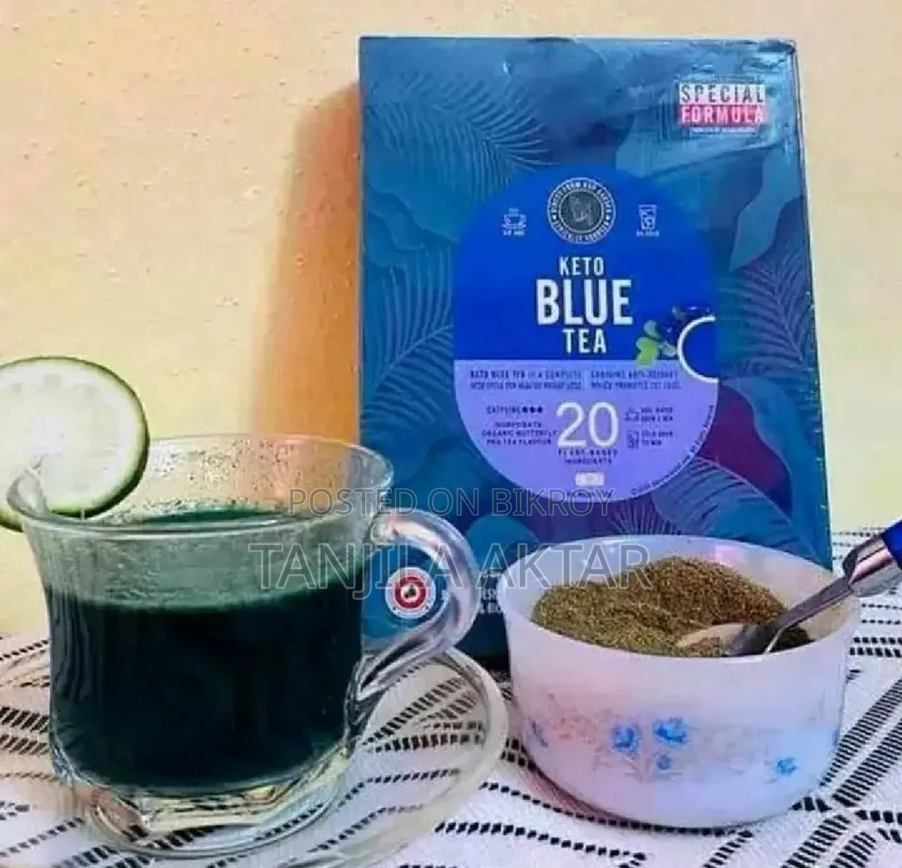 Keto Blue Tea 100% Original/ 🍵 কিটো ব্লু টি-১০০% অরজিনাল