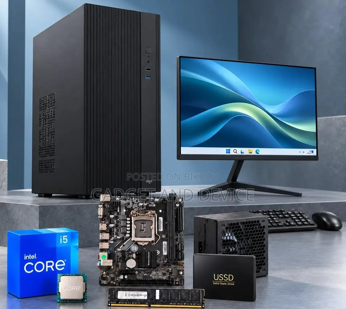 New Desktop Computer 8GB Intel Core i3 HDD+SSD 500GB