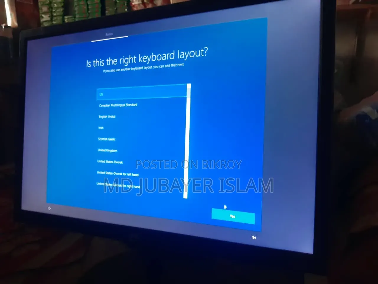 Monitor for Sell