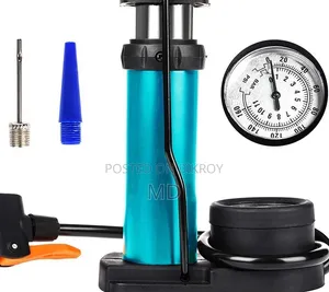 Mini Portable Bike, Bicycle Tire Hand Foot Activated Floor Pump