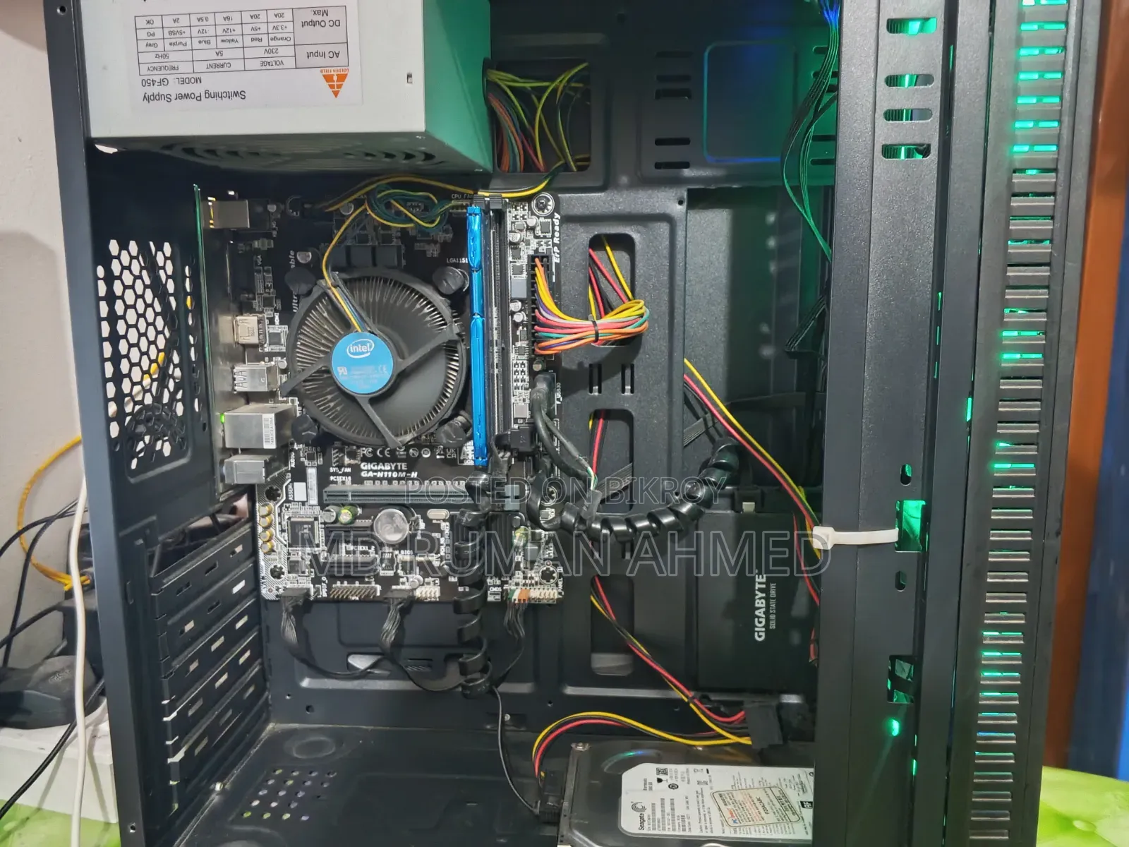Desktop Computer 8GB RAM Intel Core i5 HDD+SSD 750GB