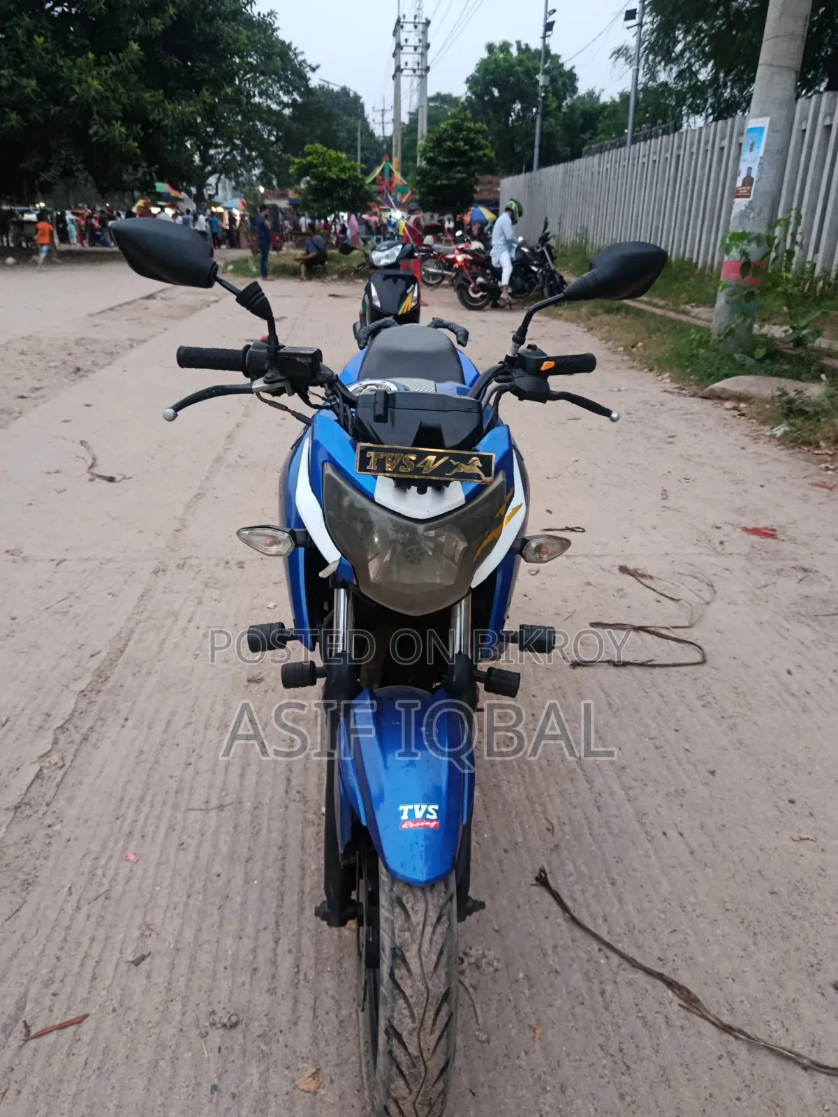 TVS Apache RTR 160 4V 2019 Blue
