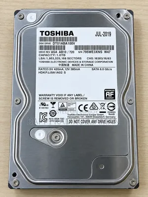 Toshiba 1tb Desktop Hard Drive - 100% Health!