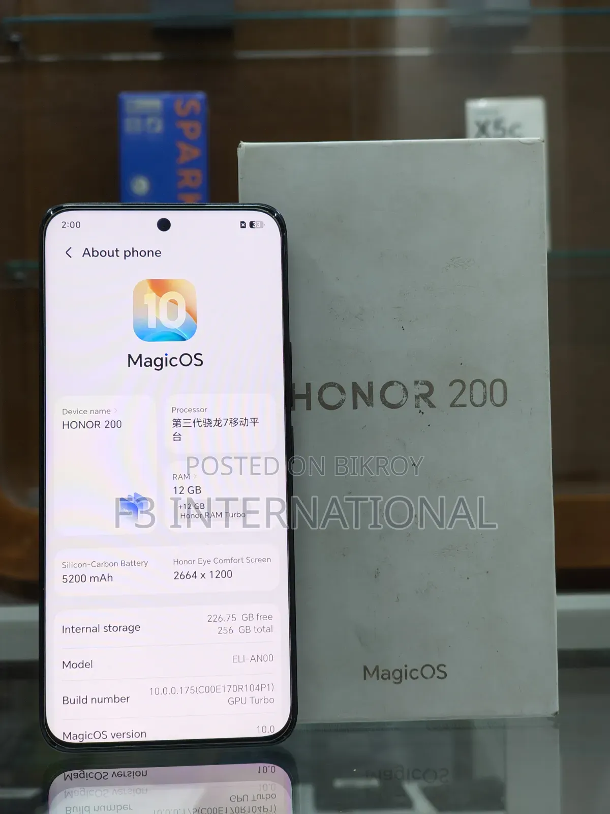 Honor 200 256 GB Black