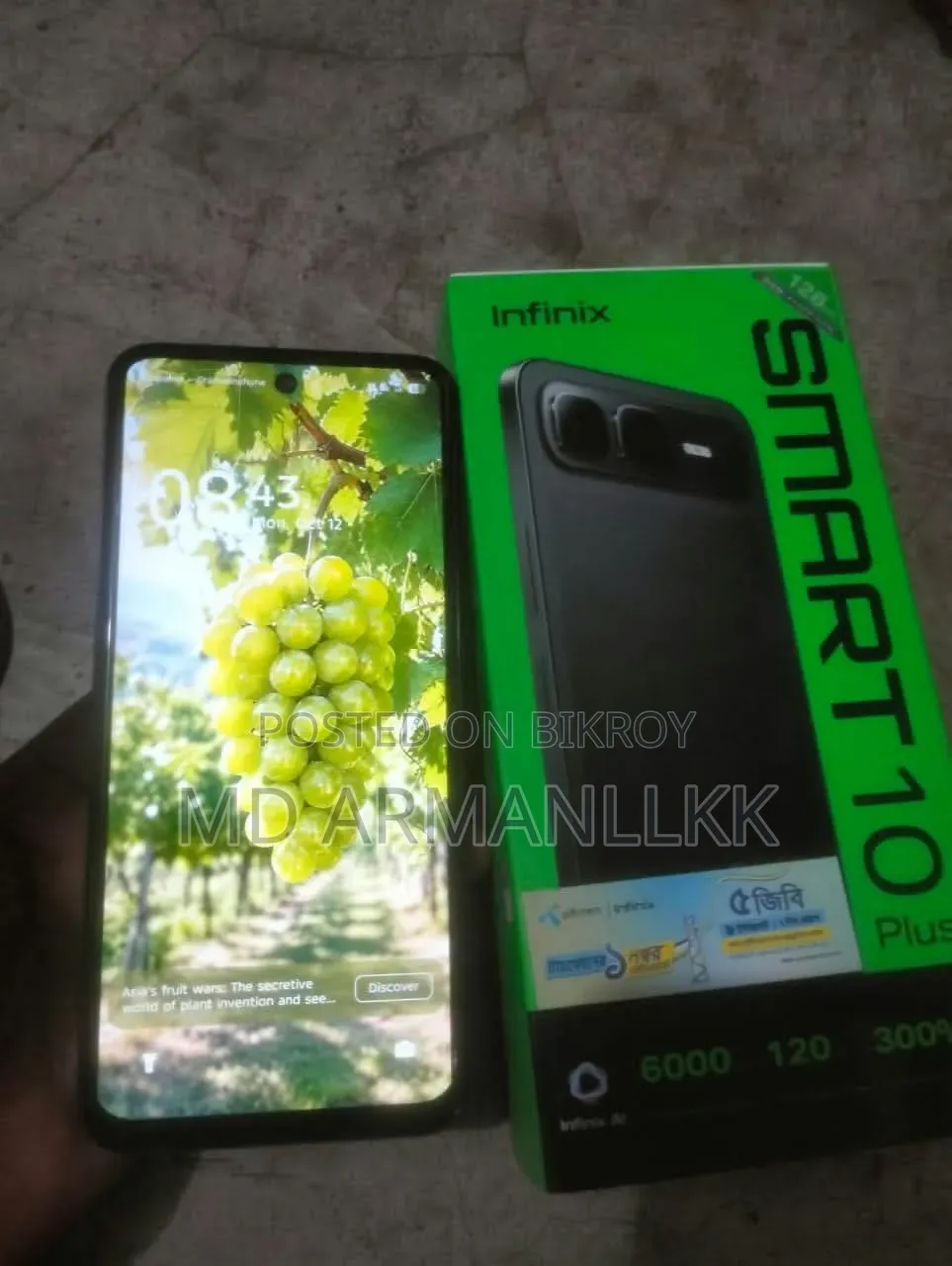 Infinix Smart 10 Plus 128 GB Black