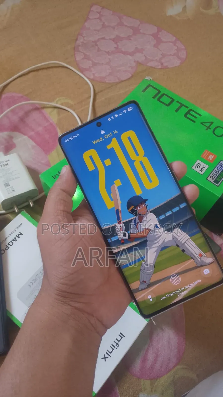 Infinix Note 40 Pro 256 GB Gold
