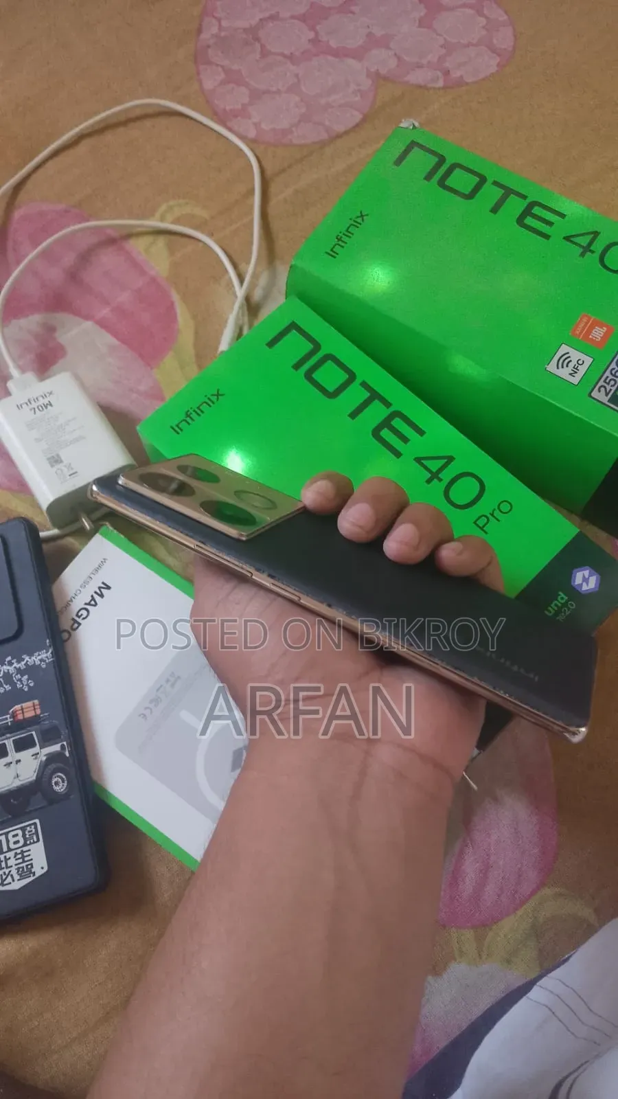 Infinix Note 40 Pro 256 GB Gold