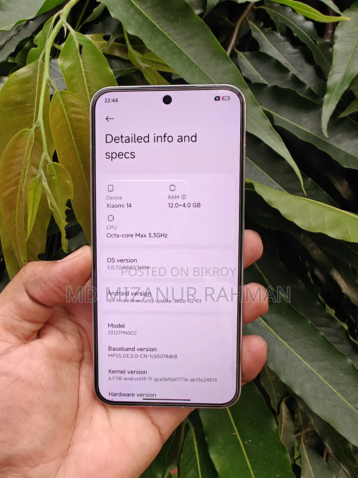 Xiaomi 14 256 GB Rose Gold