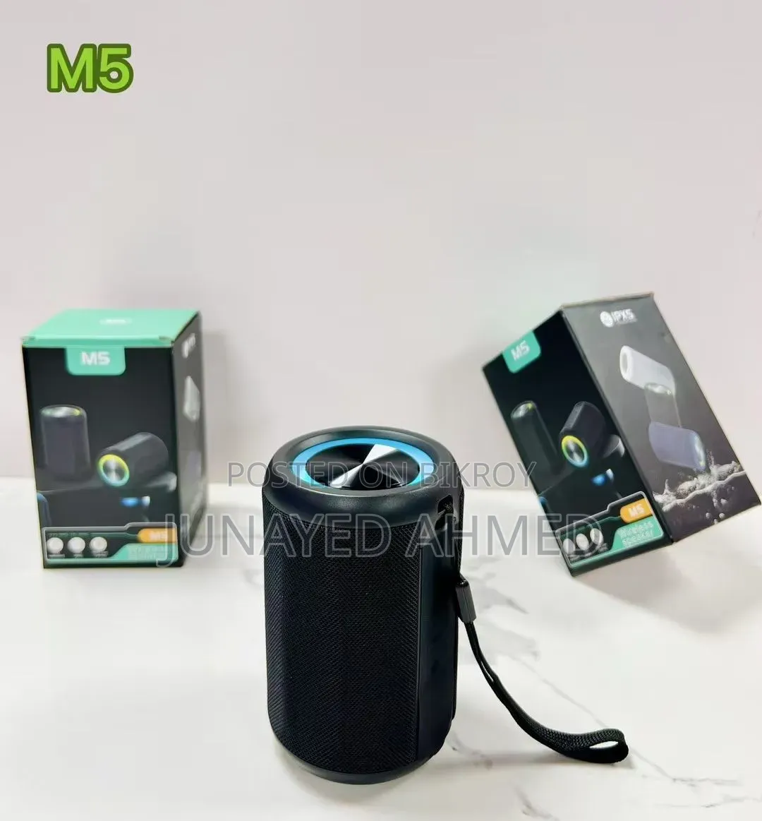 2025 New Model RGB Portable Speaker M5 Wireless Bluetooth Speaker